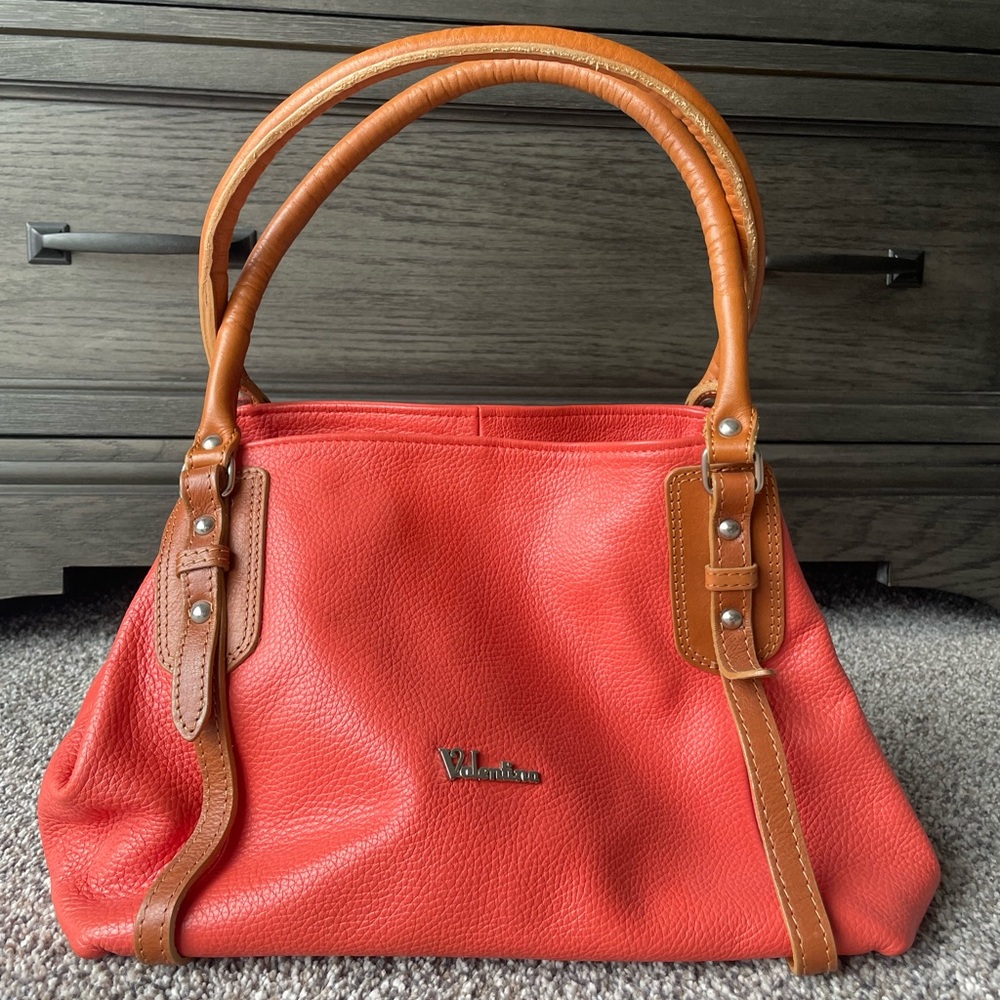 Valentina Pebbled Leather Purse